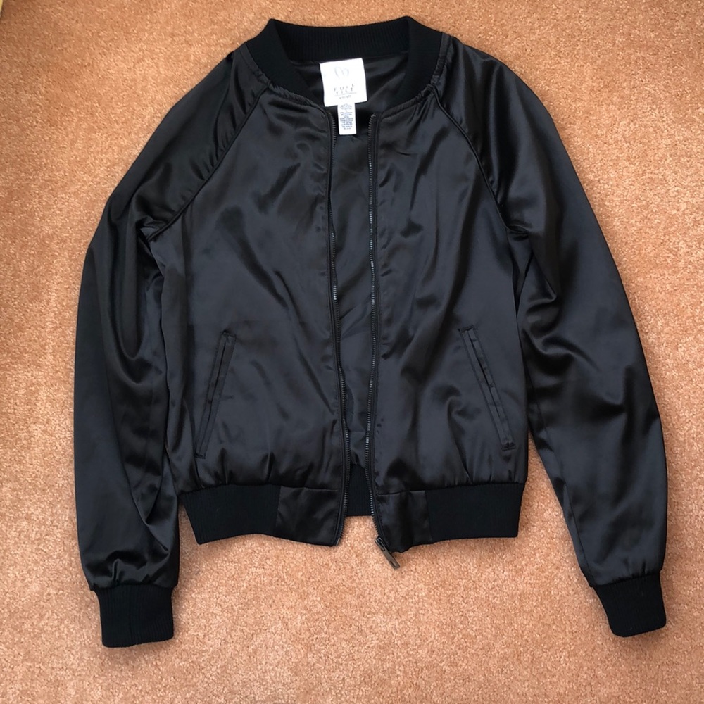 NWOT! Black bomber jacket